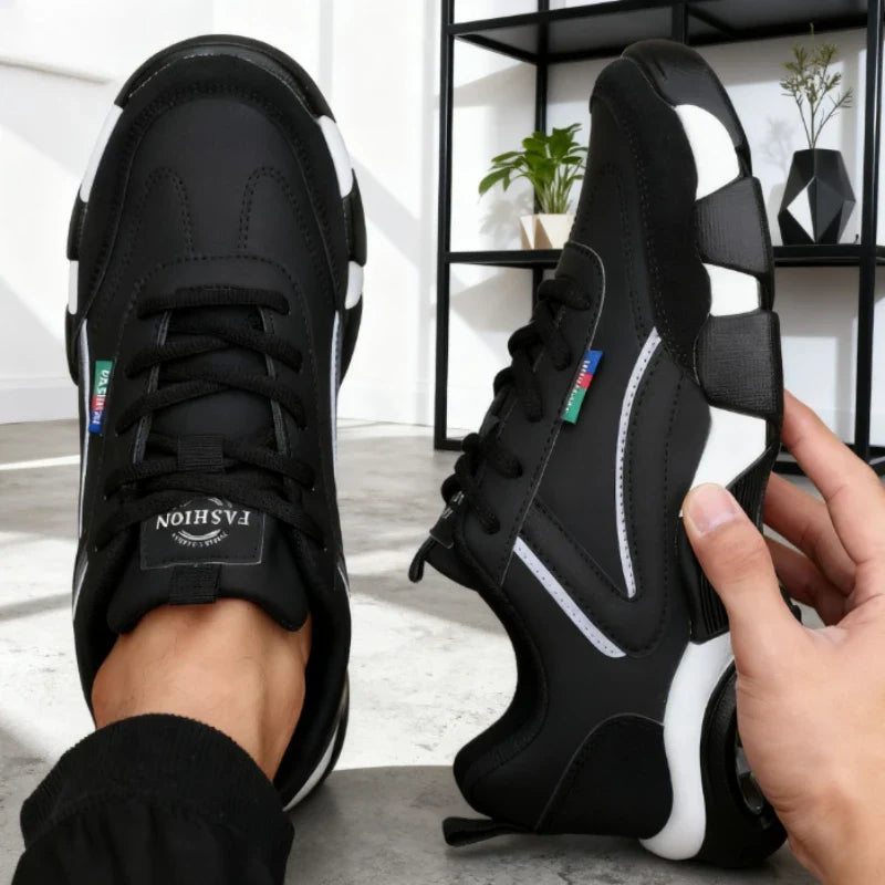 Heren wandelsneakers met antislipzool
