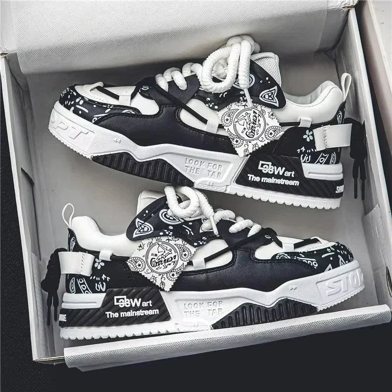 Heren plateausneakers, gevulkaniseerd