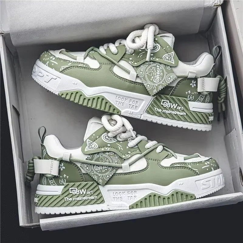 Heren plateausneakers, gevulkaniseerd