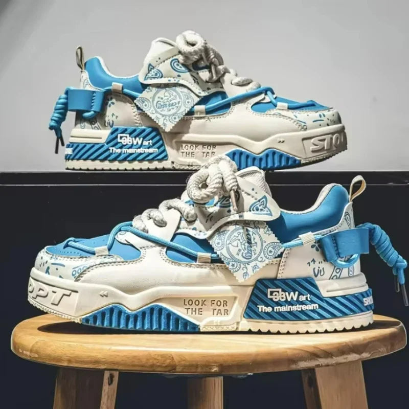 Heren plateausneakers, gevulkaniseerd
