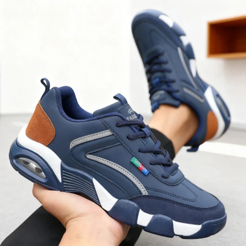 Heren wandelsneakers met antislipzool