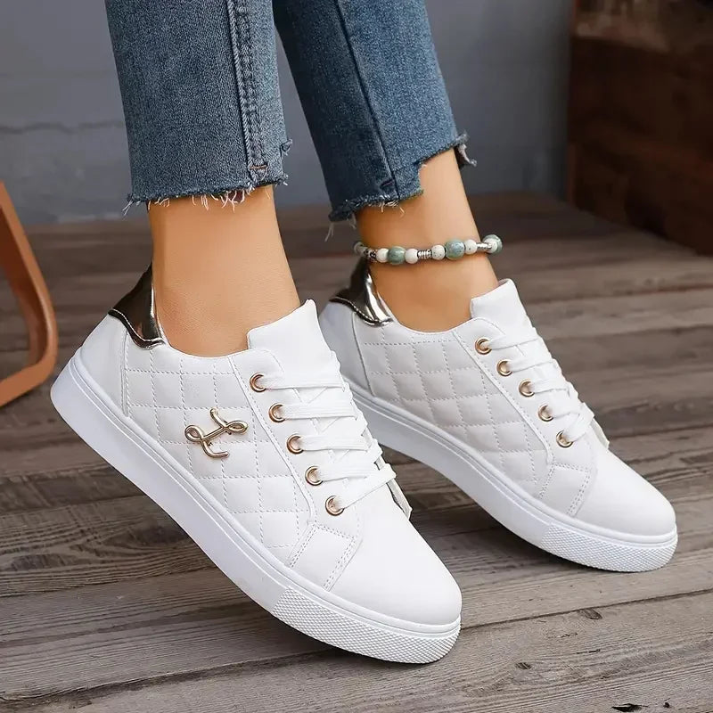 Dames wandelsneakers met zachte zool