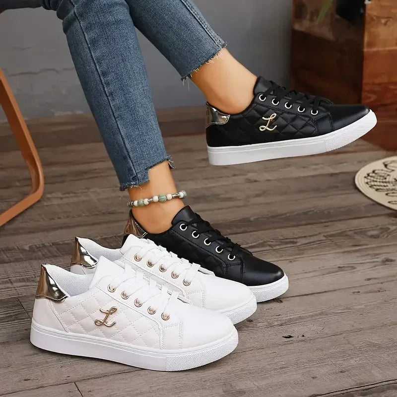 Dames wandelsneakers met zachte zool