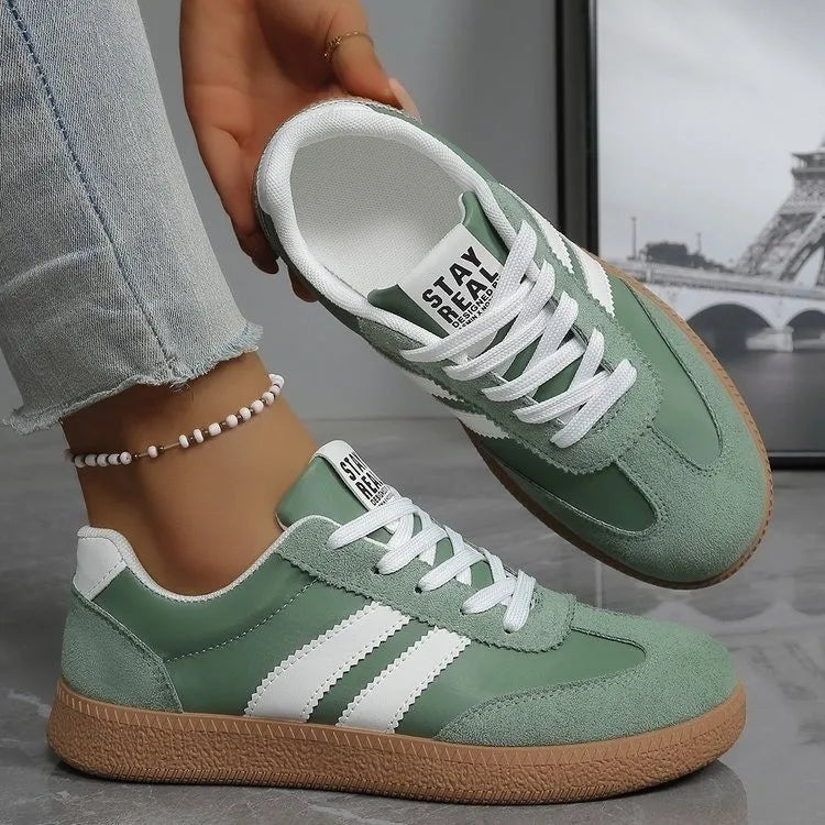 Dames instapsneakers met patchwork