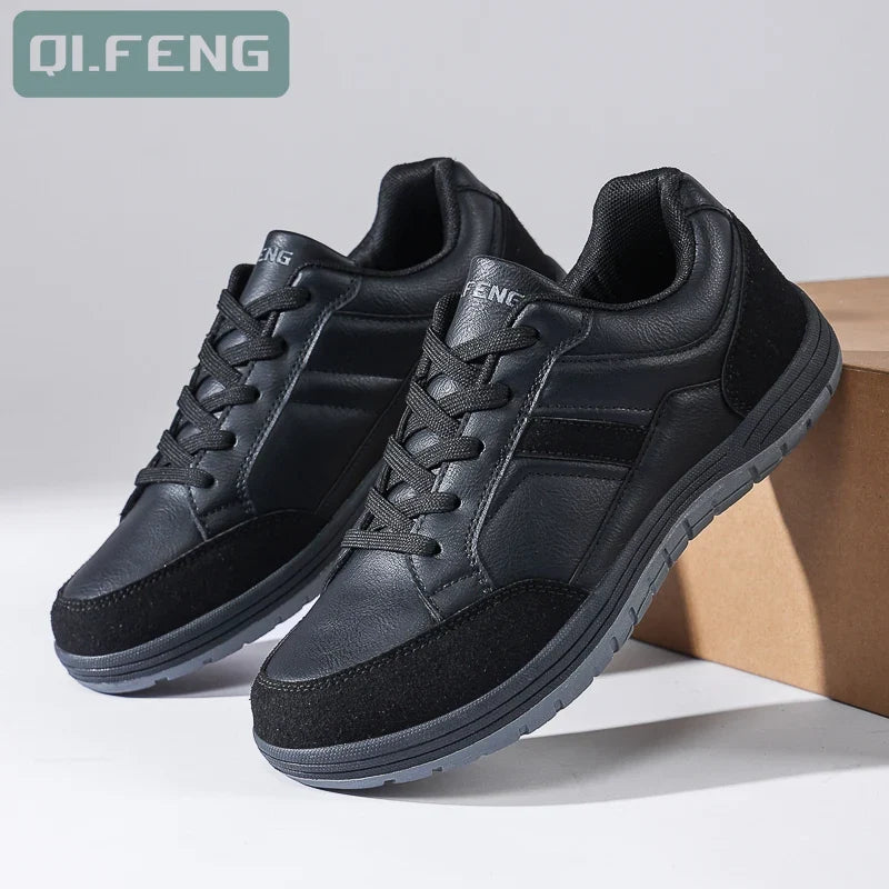Heren wandelsneakers, klassieke pasvorm