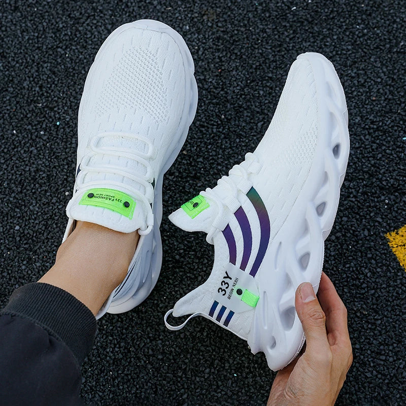 Heren basketbalsneakers, ademend