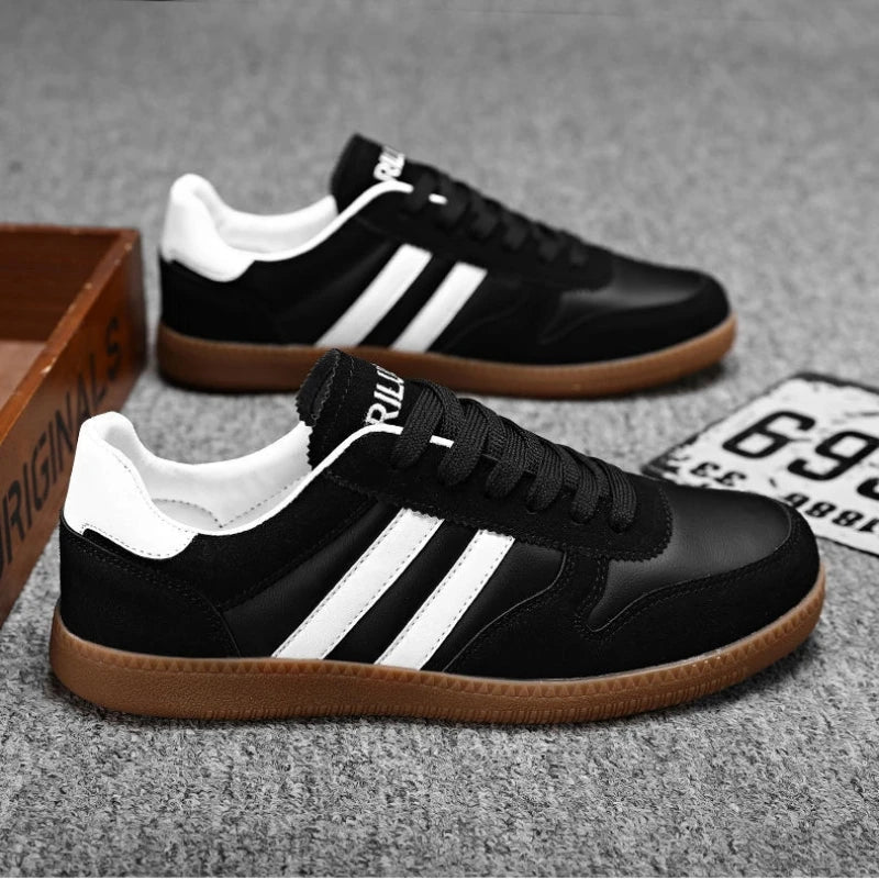 Heren boardsneakers met dikke zool