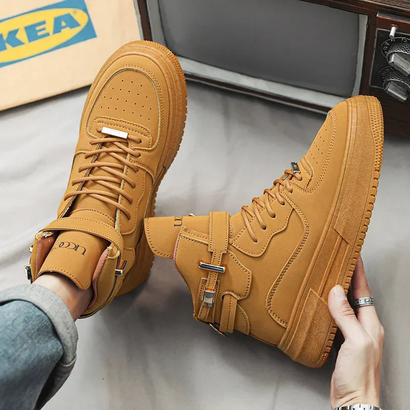 Heren high-top sneakers, casual