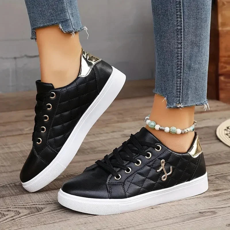 Dames wandelsneakers met zachte zool