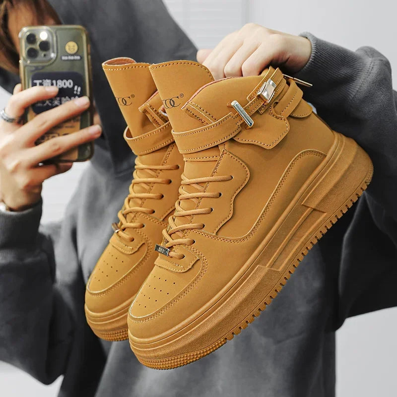 Heren high-top sneakers, casual