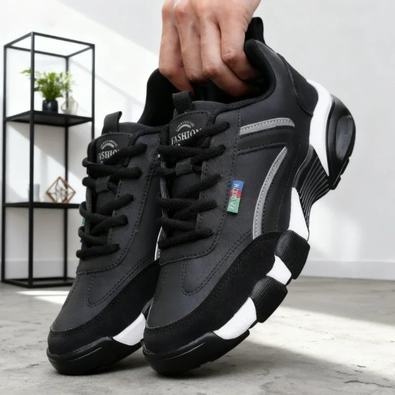 Heren wandelsneakers met antislipzool