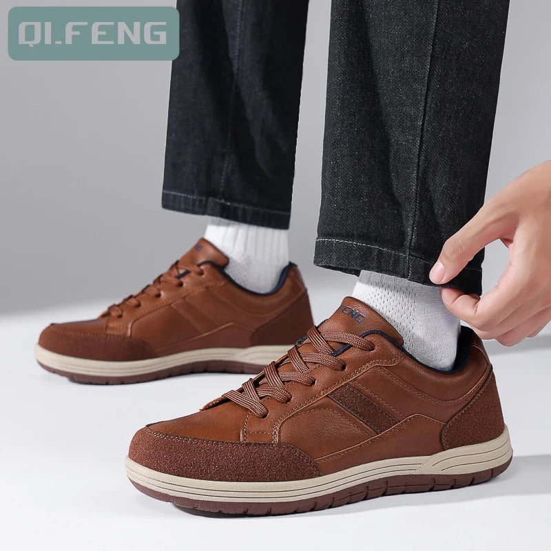 Heren wandelsneakers, klassieke pasvorm