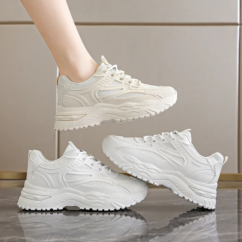 Dames chunky plateausneakers
