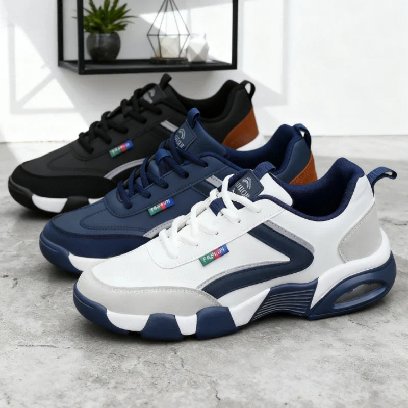 Heren wandelsneakers met antislipzool