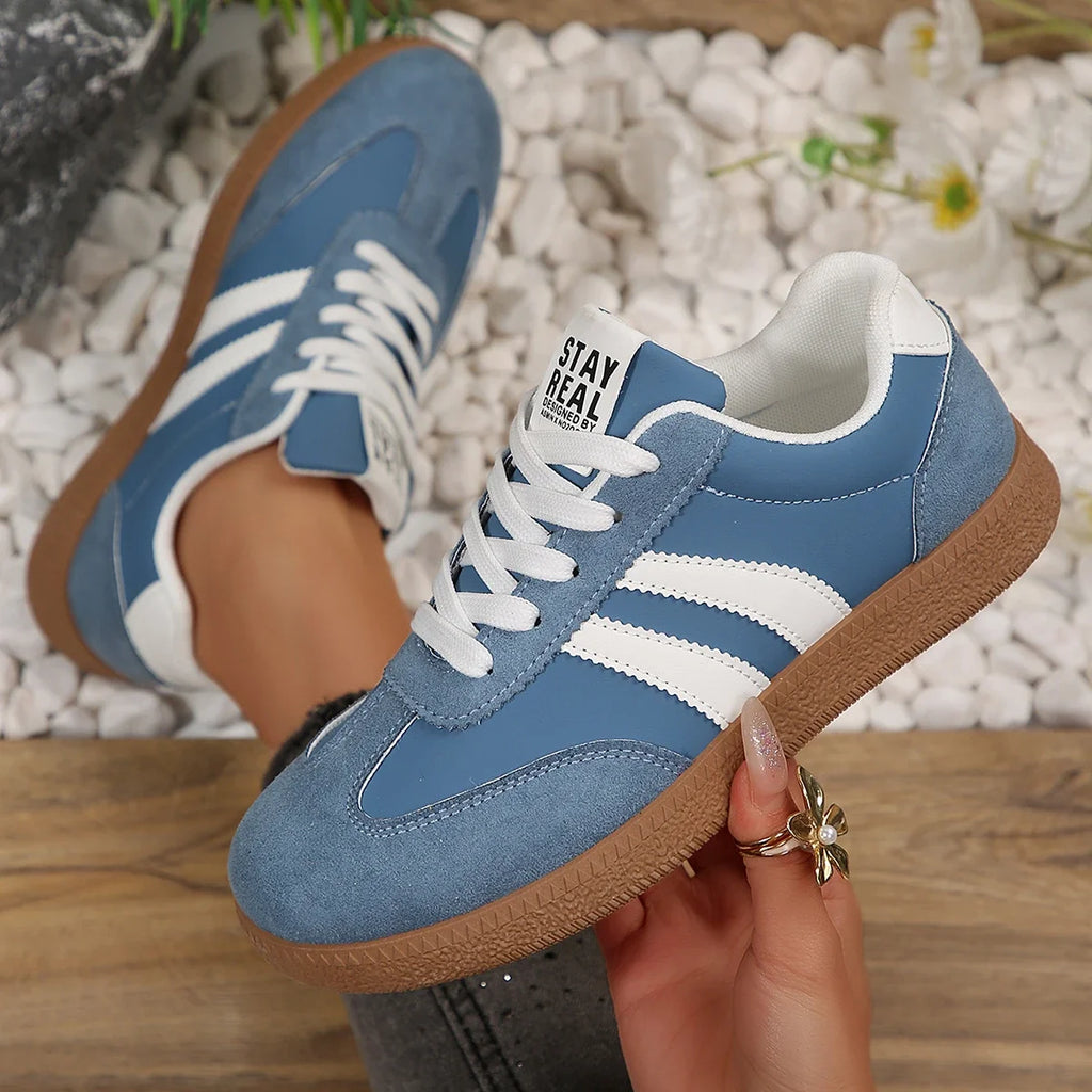 Dames instapsneakers met patchwork