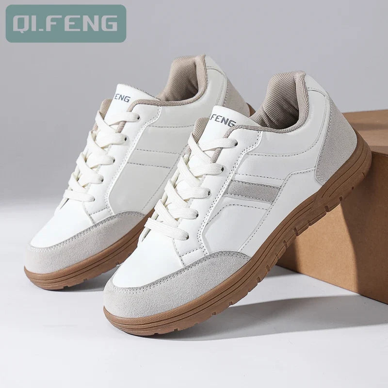 Heren wandelsneakers, klassieke pasvorm