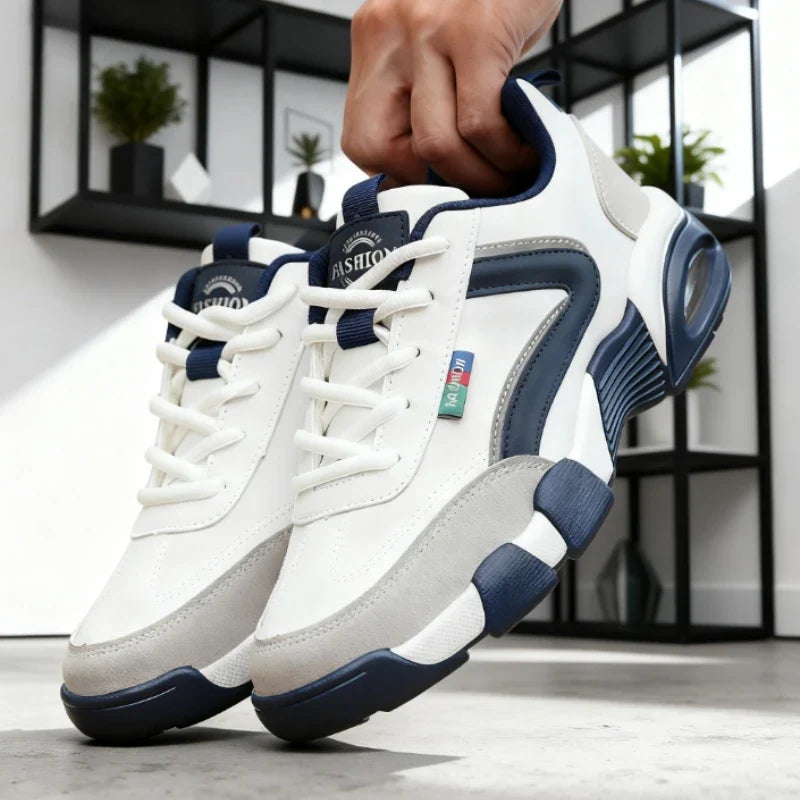 Heren wandelsneakers met antislipzool