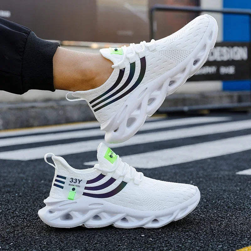 Heren basketbalsneakers, ademend