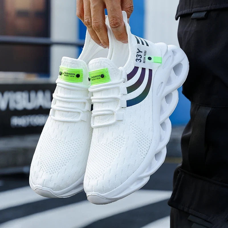 Heren basketbalsneakers, ademend
