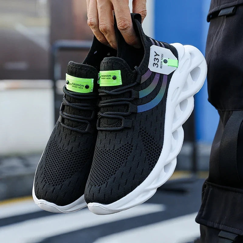 Heren basketbalsneakers, ademend