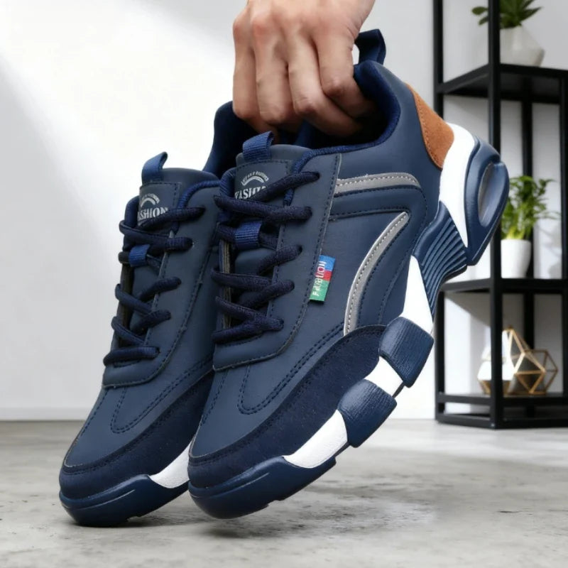 Heren wandelsneakers met antislipzool