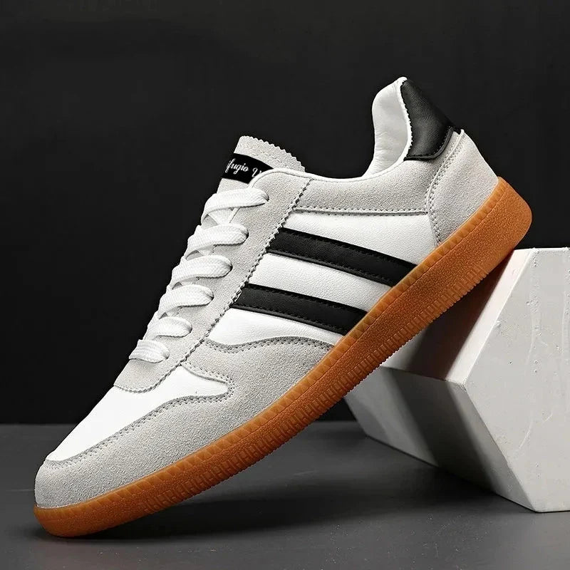 Heren boardsneakers met dikke zool