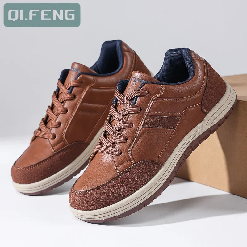 Heren wandelsneakers, klassieke pasvorm